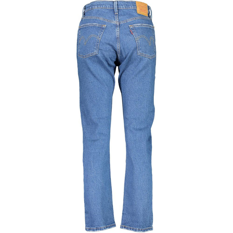 Blue Cotton Jeans Denim