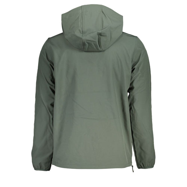 Green Polyester Men's Jacket