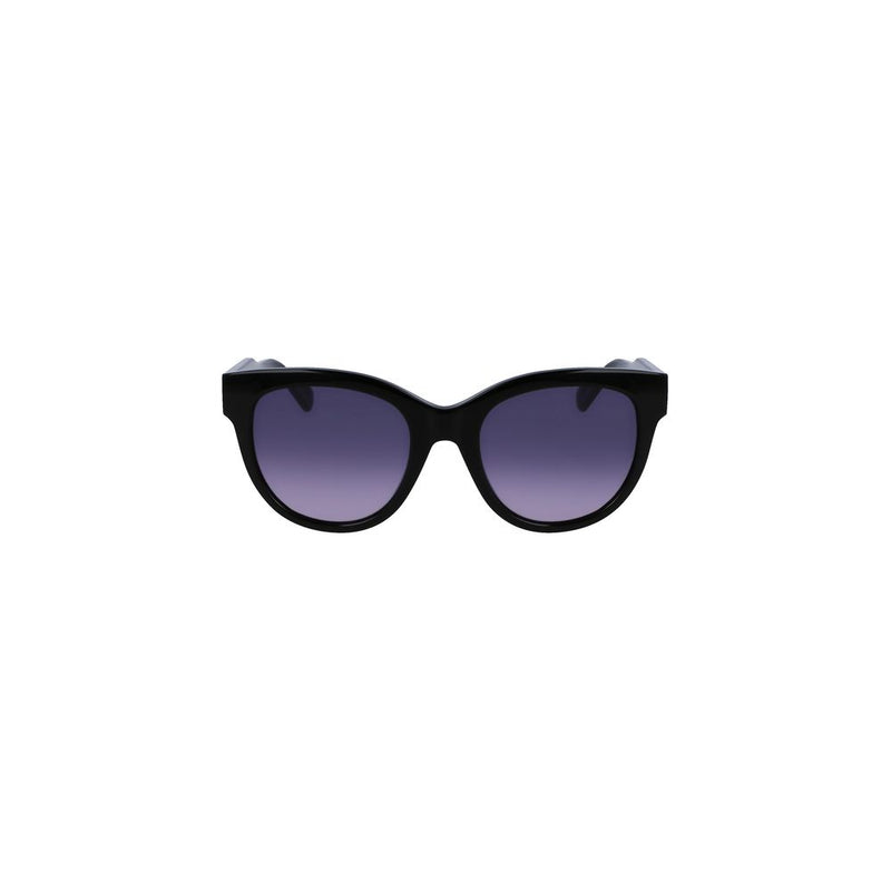 Black Acetate Women Sunglasses