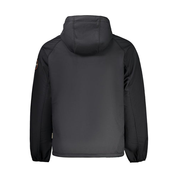 Black Polyester Jackets & Coat