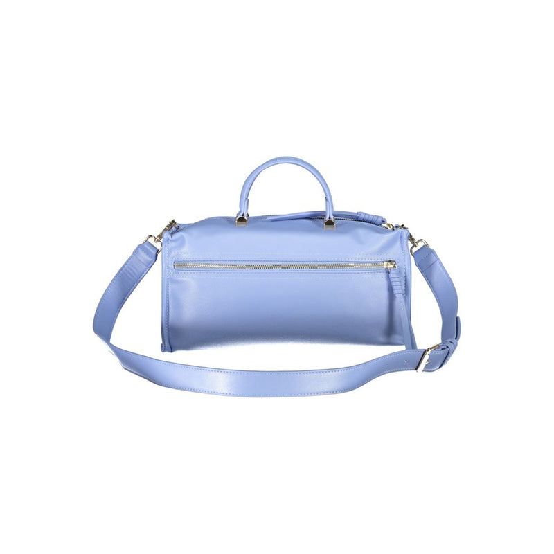 Blue Polyethylene Handbag