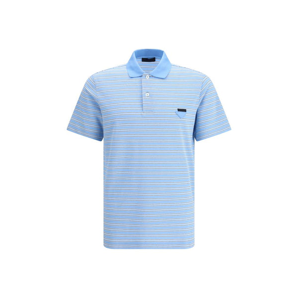 Light Blue Cotton Polo Shirt
