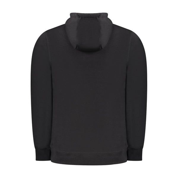 Black Cotton Men Sweater