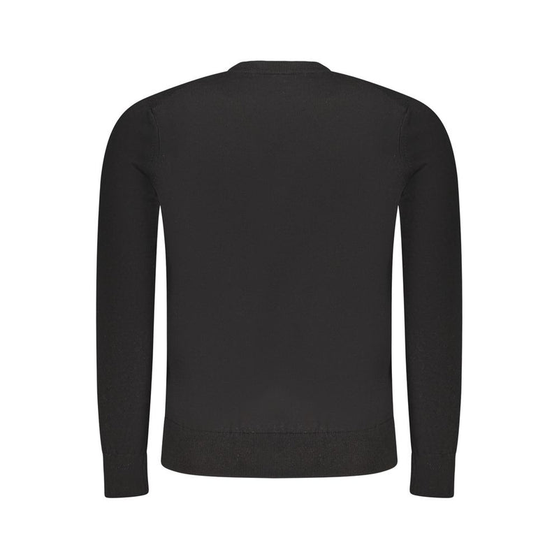 Black Cotton Sweater
