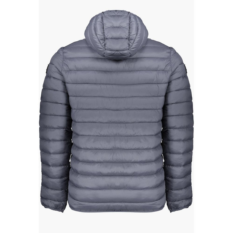 Gray Polyamide Men Jacket