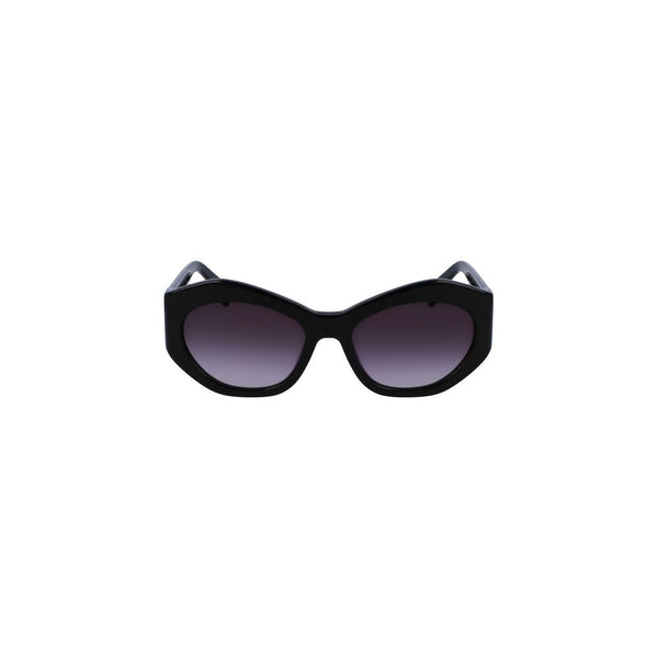 Black Acetate Women Sunglass