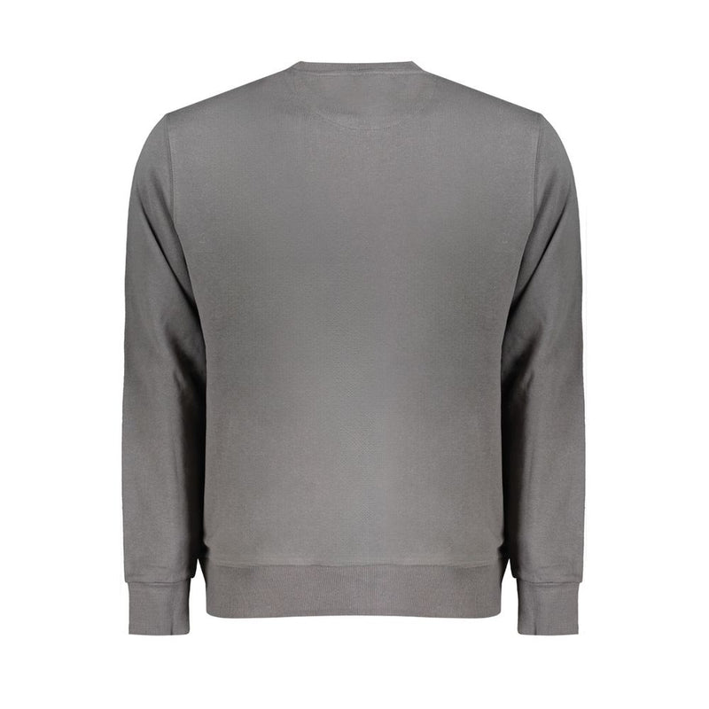 Gray Cotton Men Sweater