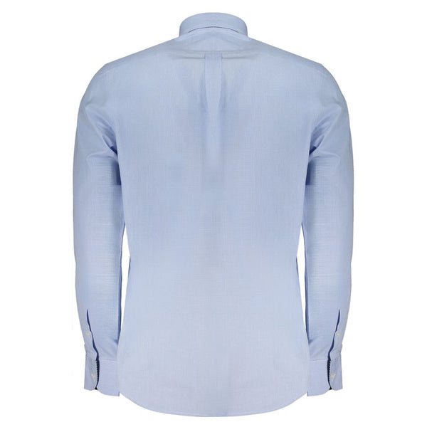 Light Blue Cotton Men Shirt