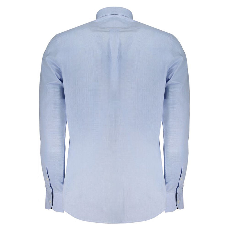 Light Blue Cotton Men Shirt