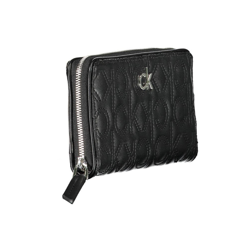 Black Polyethylene Women Wallet