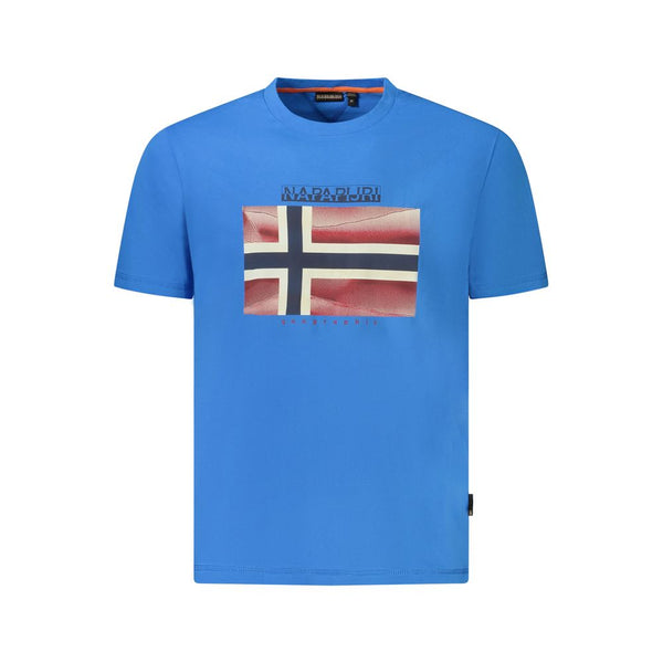 Blue Cotton T-Shirt