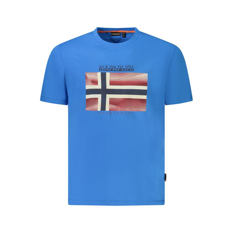 Blue Cotton T-Shirt