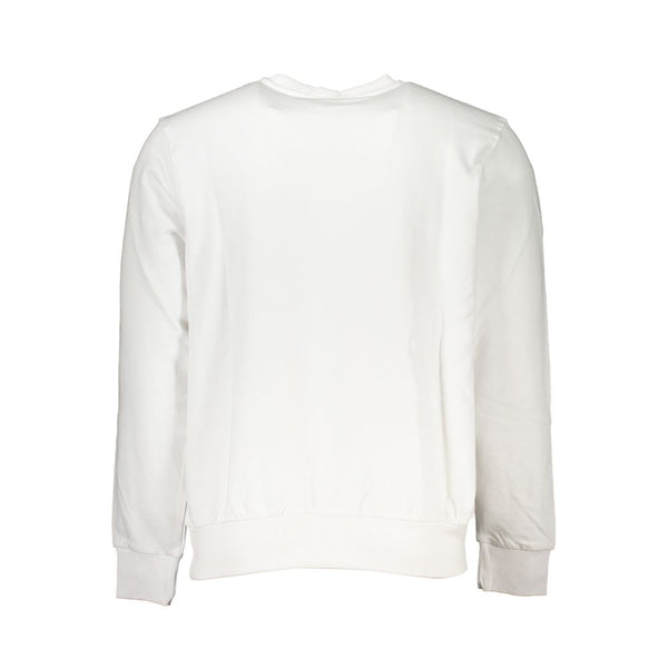 White Cotton Men Sweater