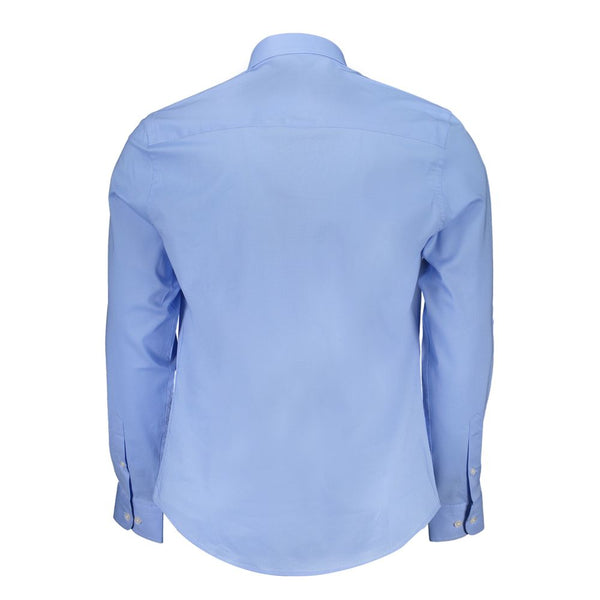 Light Blue Cotton Men Shirt