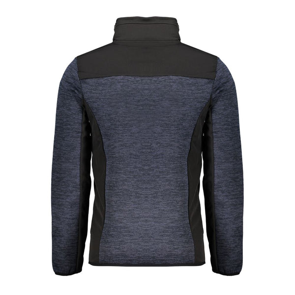 Blue Polyester Men's Sports Jacket