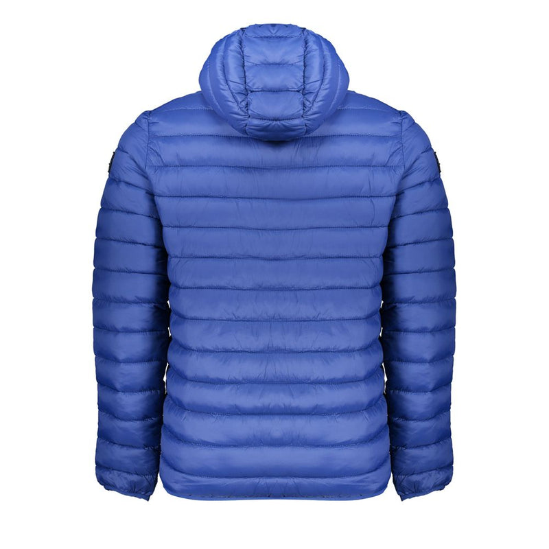 Blue Polyamide Men's Jacket