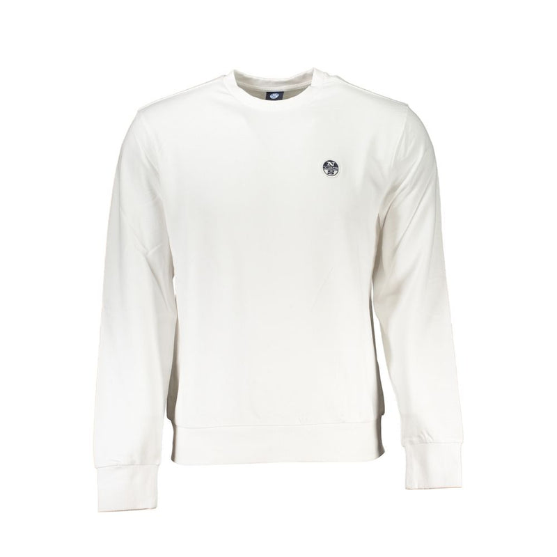 White Cotton Men Sweater