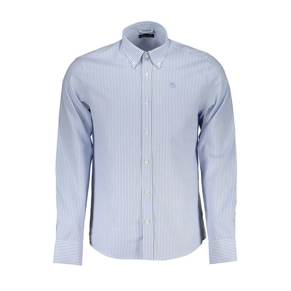 Light Blue Cotton Men Shirt