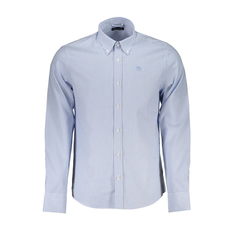 Light Blue Cotton Men Shirt