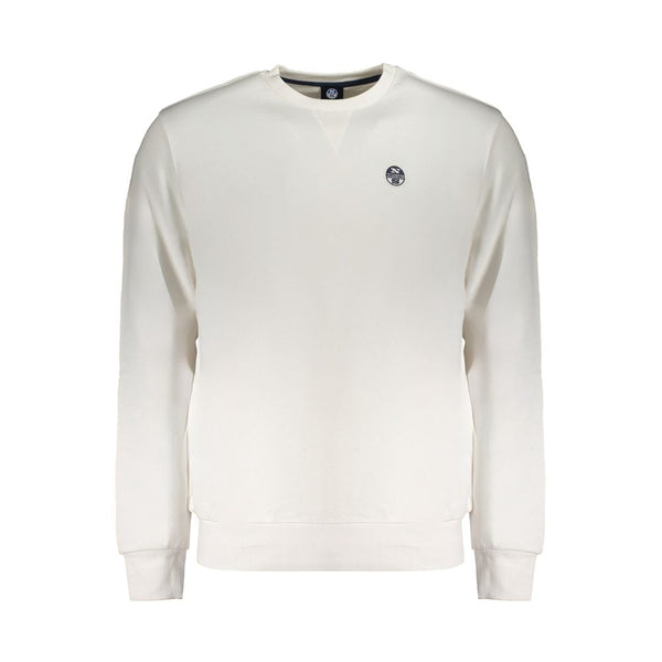 White Cotton Men Sweater
