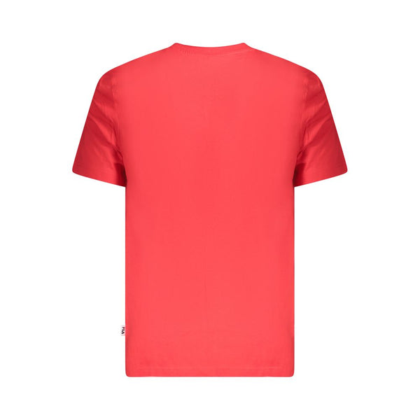 Red Cotton Men T-Shirt