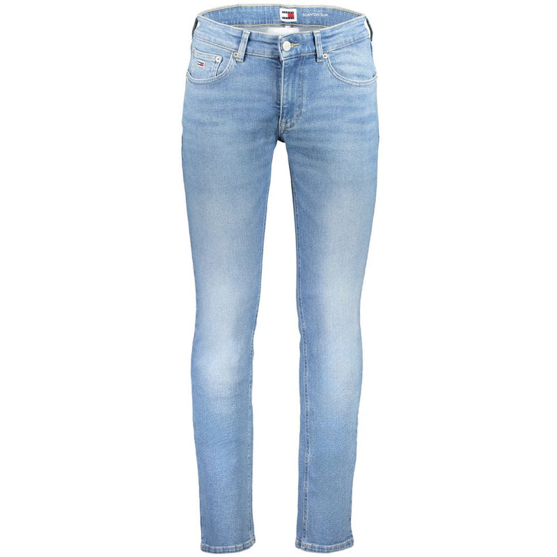Blue Cotton Men's Slim Jean