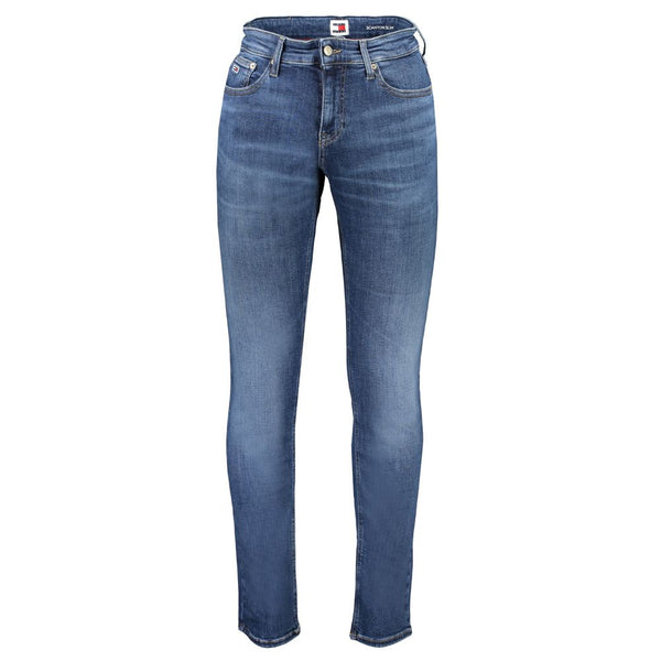 Blue Cotton Men's Slim Jeans