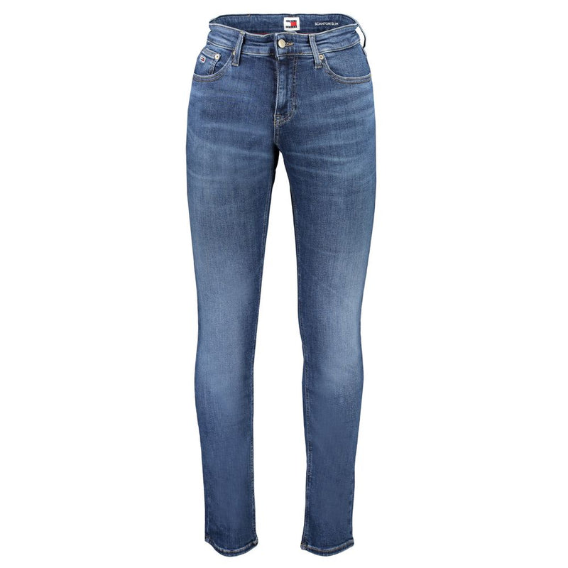 Blue Cotton Men's Slim Jeans