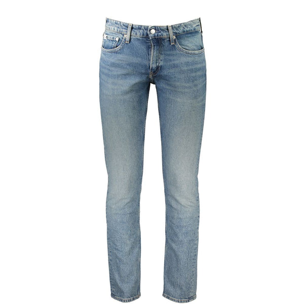 Blue Cotton Men Jeans
