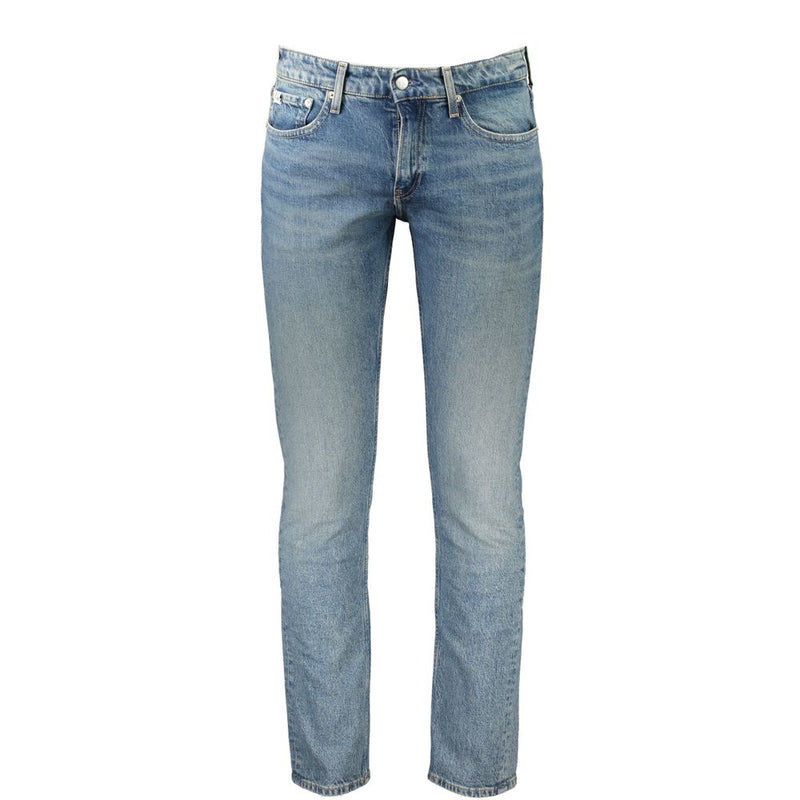 Blue Cotton Men Jeans