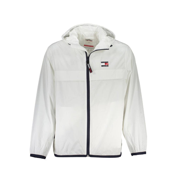 White Recycled Nylon Men Jacket