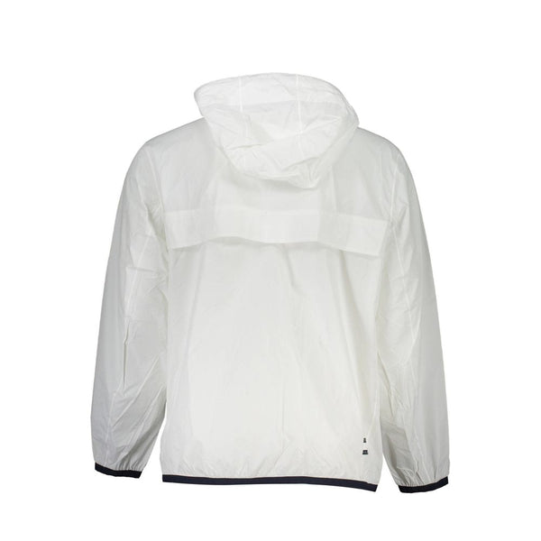 White Recycled Nylon Men Jacket