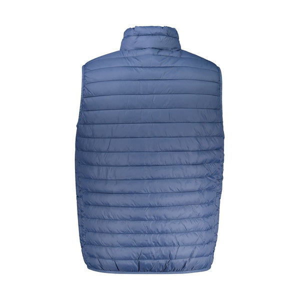 Blue Polyamide Men Jacket