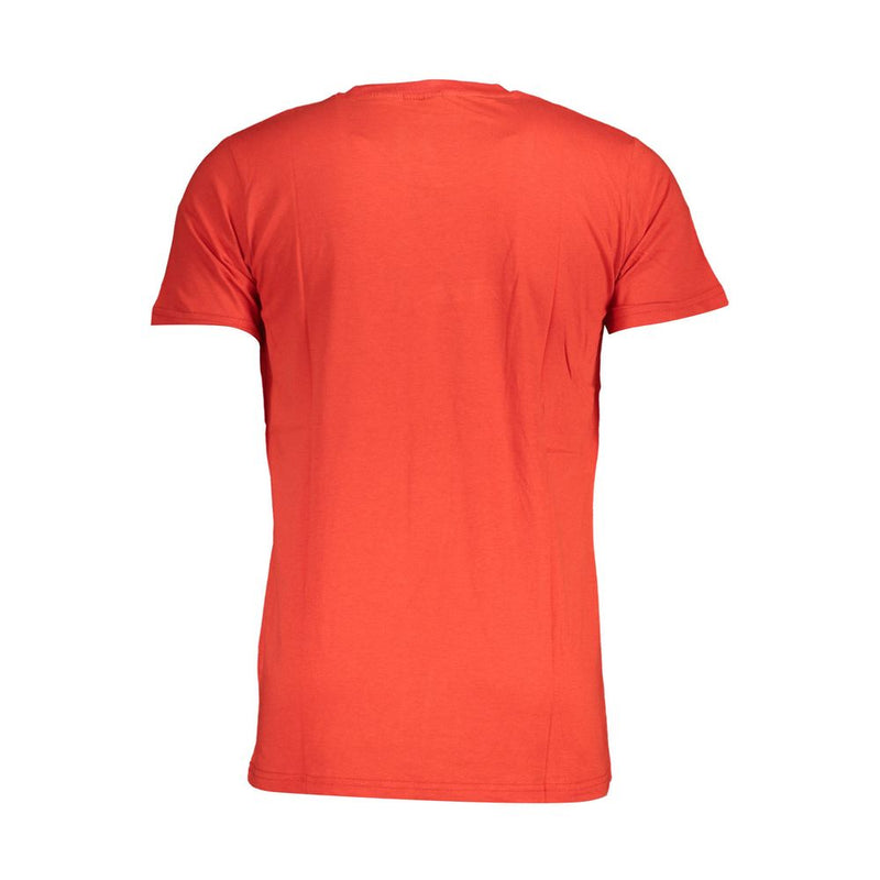 Red Cotton Men T-Shirt