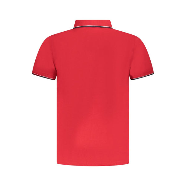Red Cotton Polo Shirt
