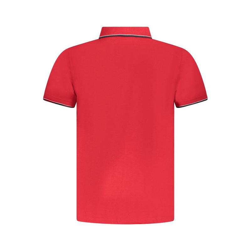 Red Cotton Polo Shirt