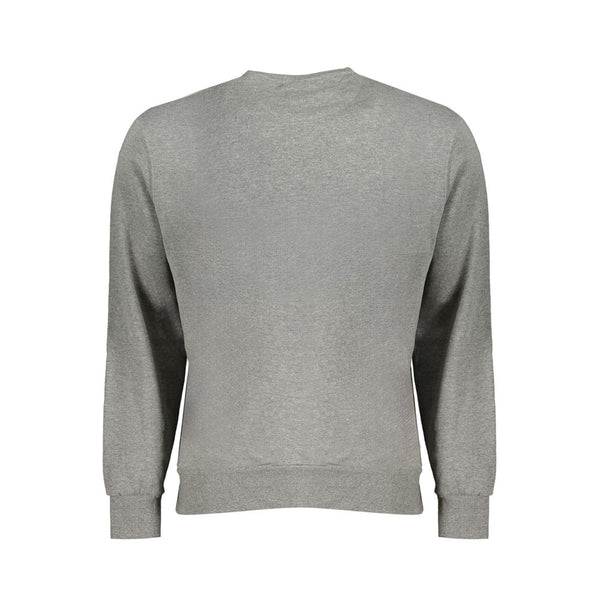 Gray Cotton Men Sweater
