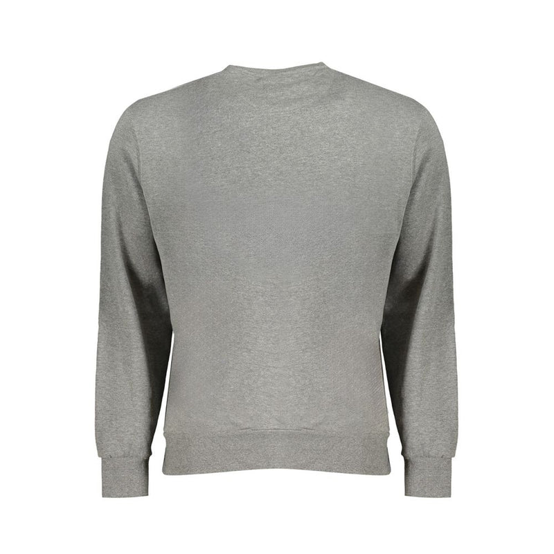Gray Cotton Men Sweater