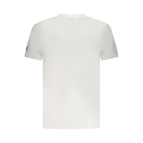 White Cotton Men T-Shirt