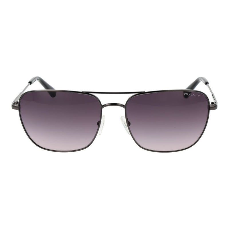 Gray Metal Sunglasses