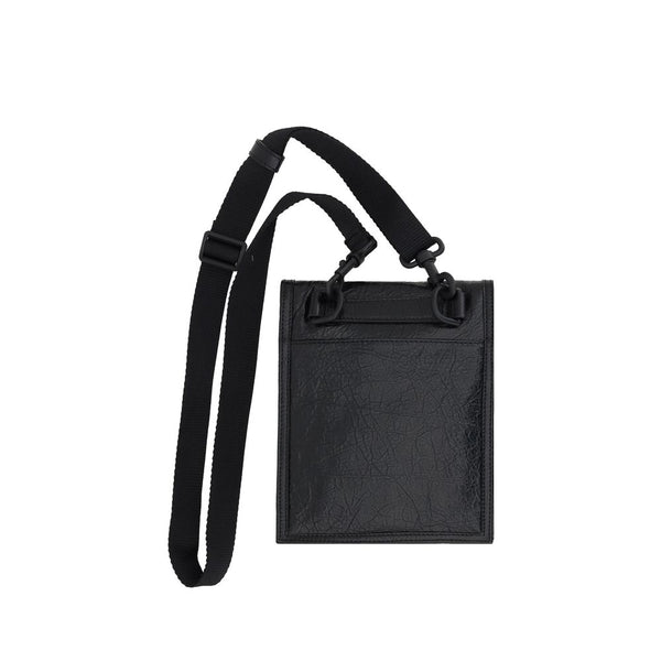 Black Calf Leather Bos Taurus Shoulder Bag