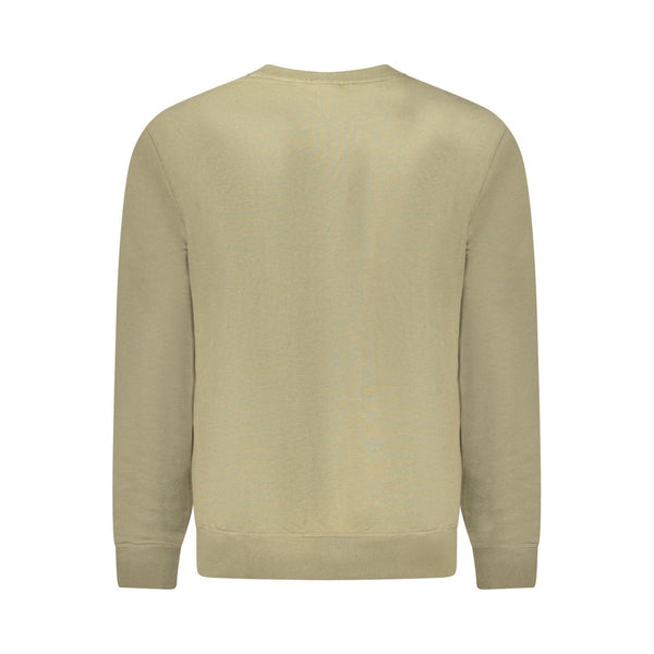 Green Cotton Men Sweater