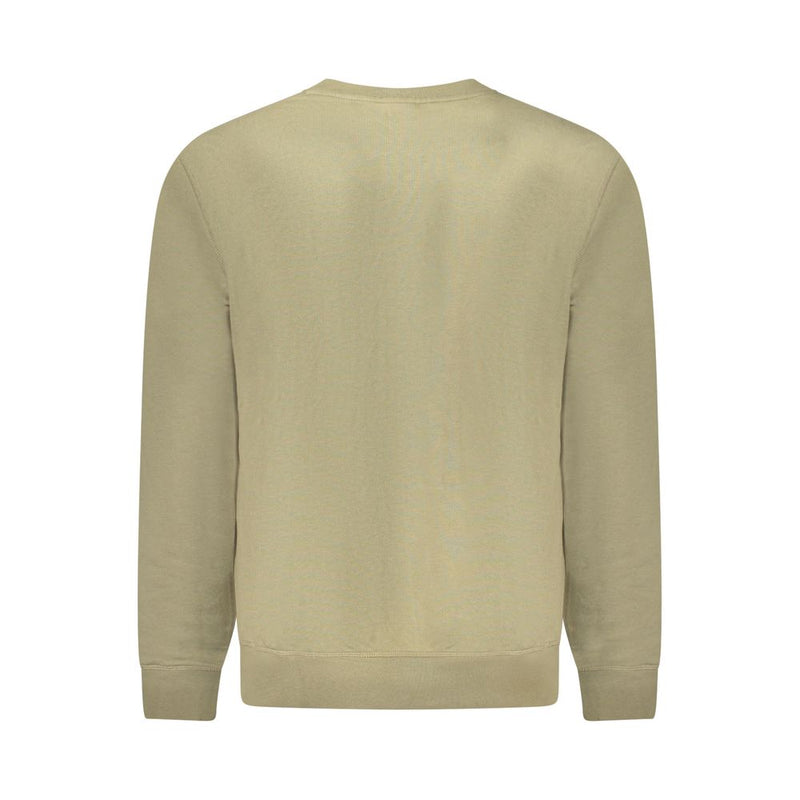 Green Cotton Men Sweater