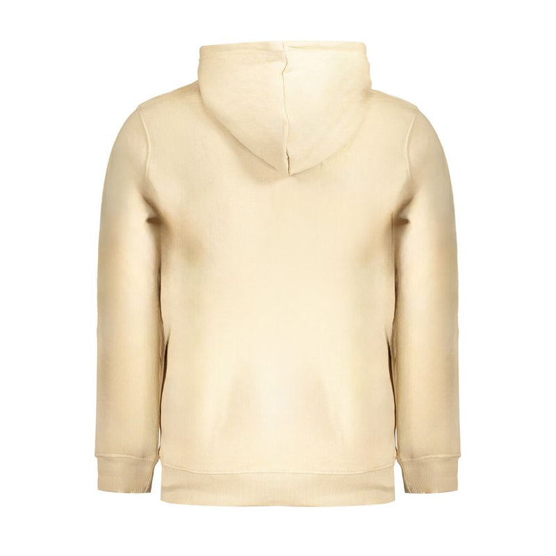 Beige Cotton Men Sweater