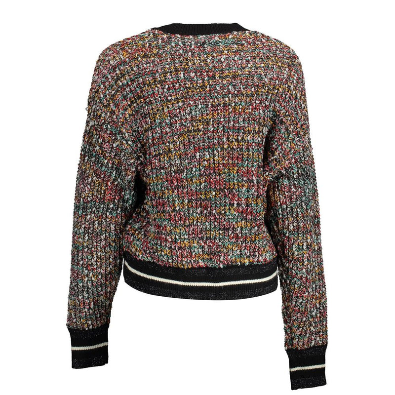 Black Polyester Sweater