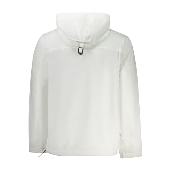White Polyamide Men Jacket