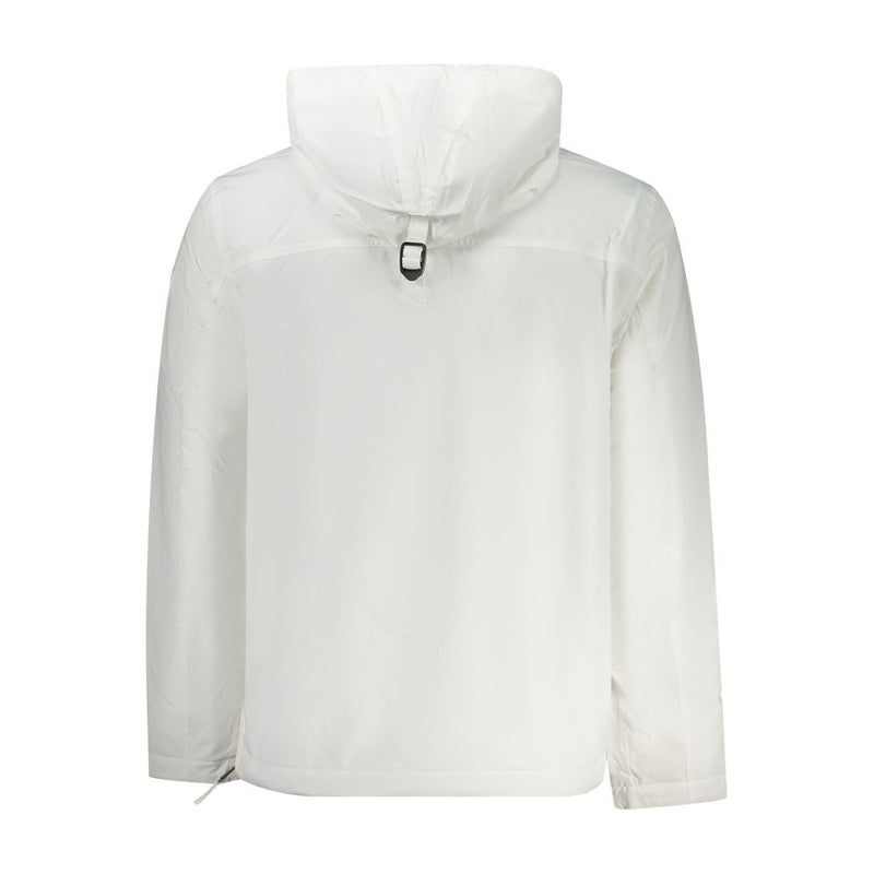 White Polyamide Men Jacket