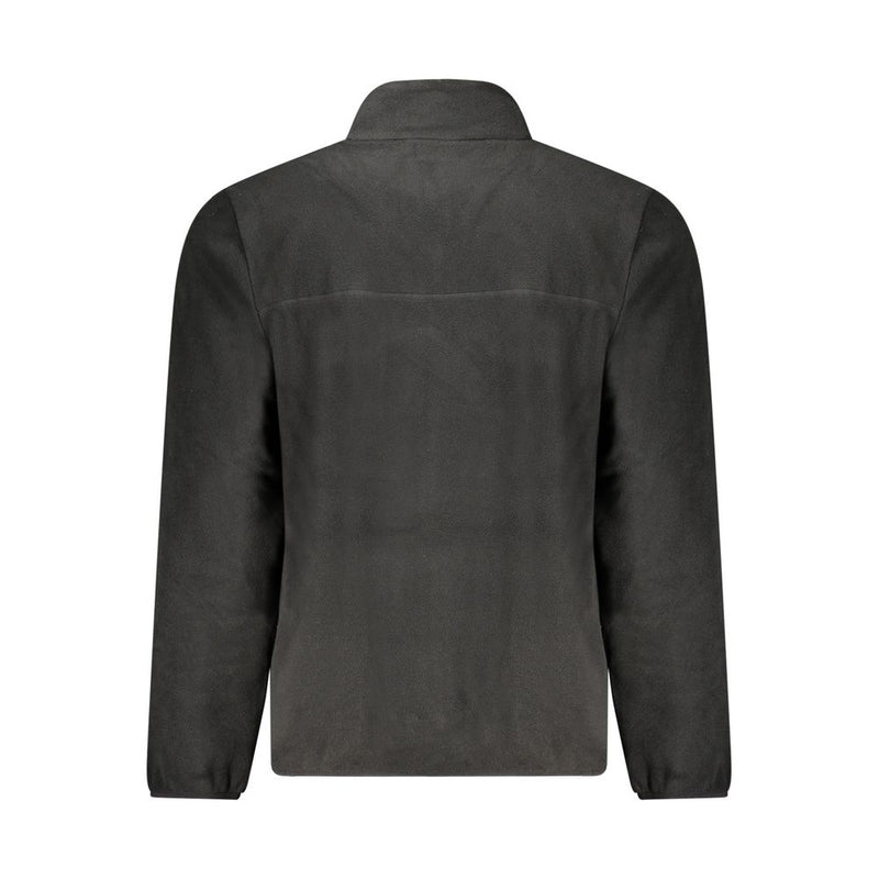 Black Polyester Men Jacket
