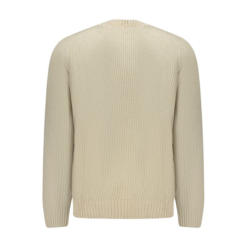 Beige Cotton Sweater