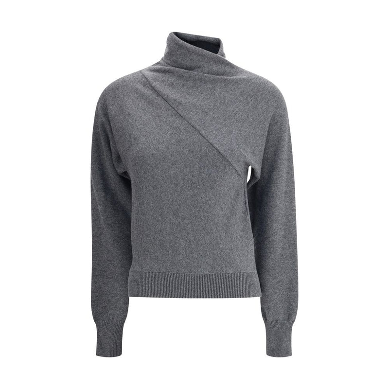 Gray Cashmere Turtleneck